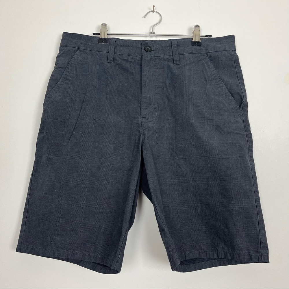 Kenneth Cole Men’s Classic Charcoal Grey Cotton Bermuda Shorts Size‎ 32